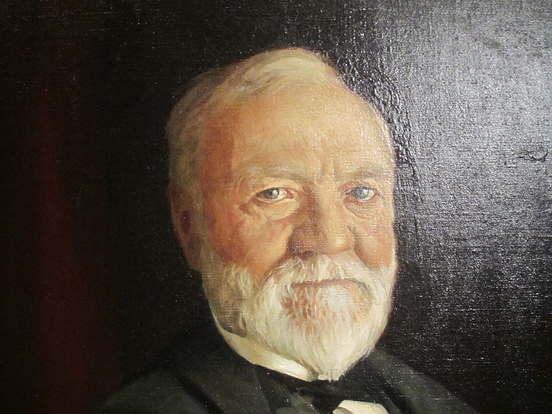 Andrew Carnegie: Carnegie as he appears in the National Portrait Gallery in Washington, D.C.