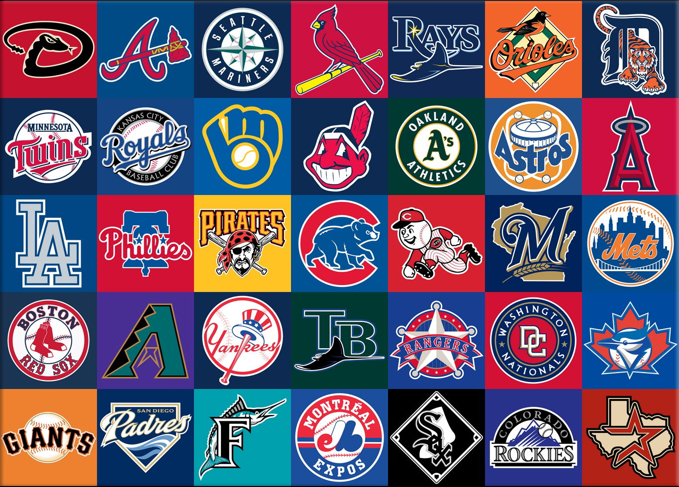 Major League Baseball Logos