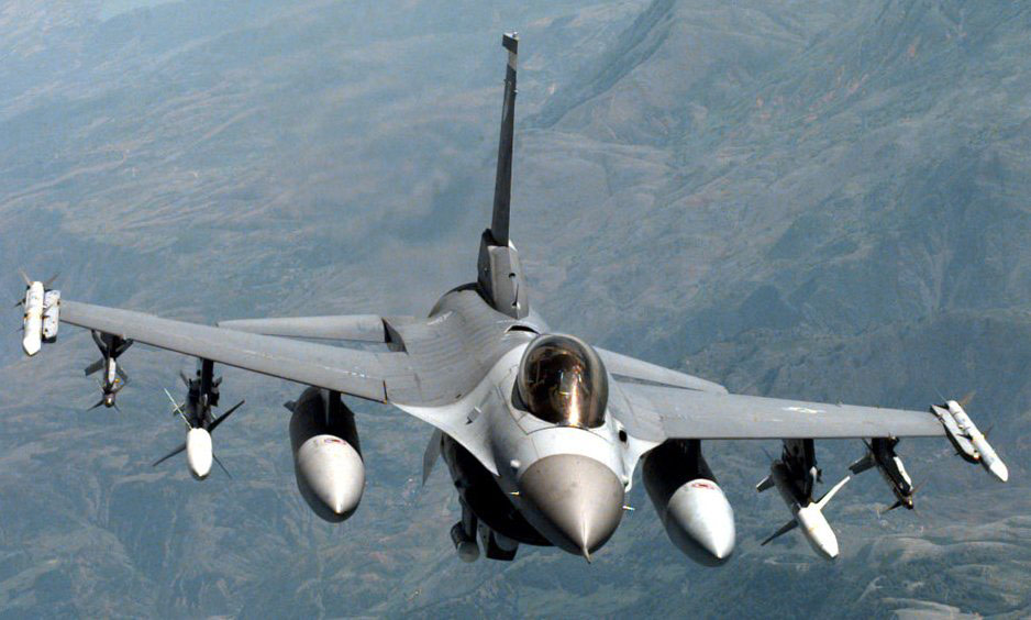 F-16 Fighting Falcon (The General Dynamics F-16 Fighting Falcon is a multirole jet fighter aircraft originally developed by General Dynamics for the United States Air Force (USAF))