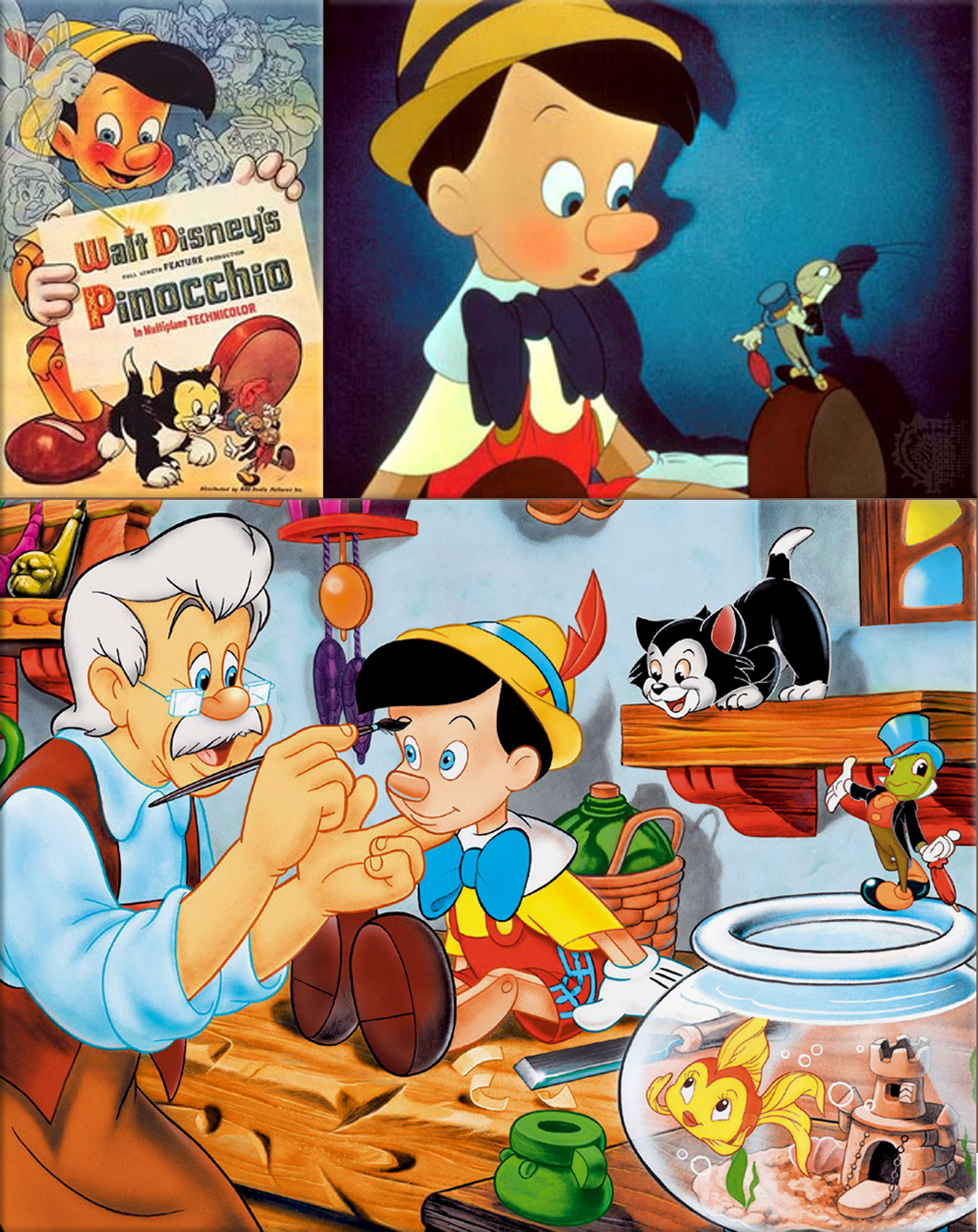 The second full length animated Walt Disney film, Pinocchio, premieres on February 7, 1940