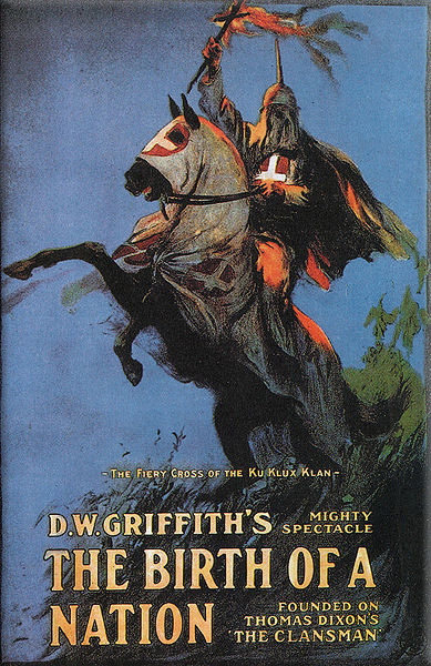 The Birth of a Nation (originally called The Clansman) is a 1915 silent drama film directed by D. W. Griffith and based on the novel and play The Clansman, both by Thomas Dixon, Jr. Griffith co-wrote the screenplay (with Frank E. Woods), and co-produced the film (with Harry Aitken)
