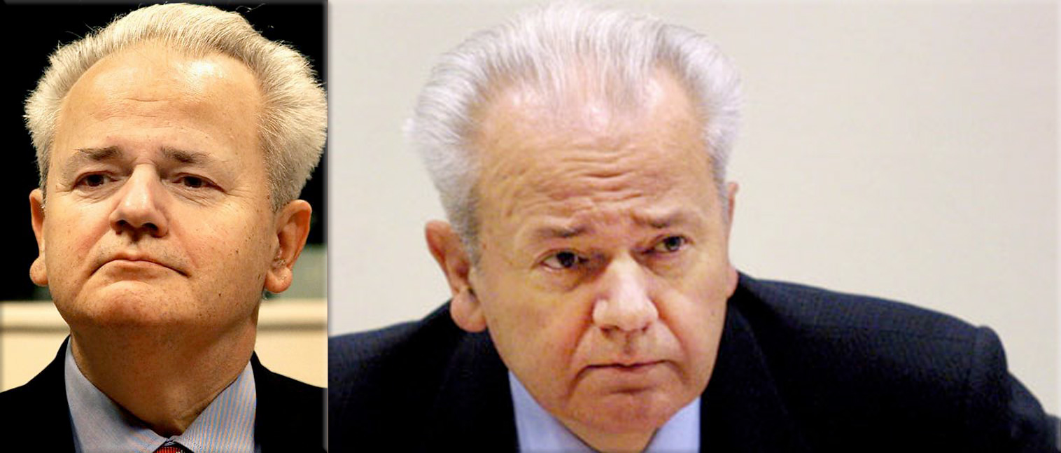 Slobodan Milosevic: former Serbian and former Yugoslavian president (He was “[i]ndicted for genocide; complicity in genocide; deportation; murder; persecutions on political, racial or religious grounds; inhumane acts/forcible transfer; extermination; imprisonment; torture; wilful killing; unlawful confinement; wilfully causing great suffering; unlawful deportation or transfer; extensive destruction and appropriation of property, not justified by military necessity and carried out unlawfully and wantonly; cruel treatment; plunder of public or private property; attacks on civilians; destruction or wilful damage done to historic monuments and institutions dedicated to education or religion; [and] unlawful attacks on civilian objects”)