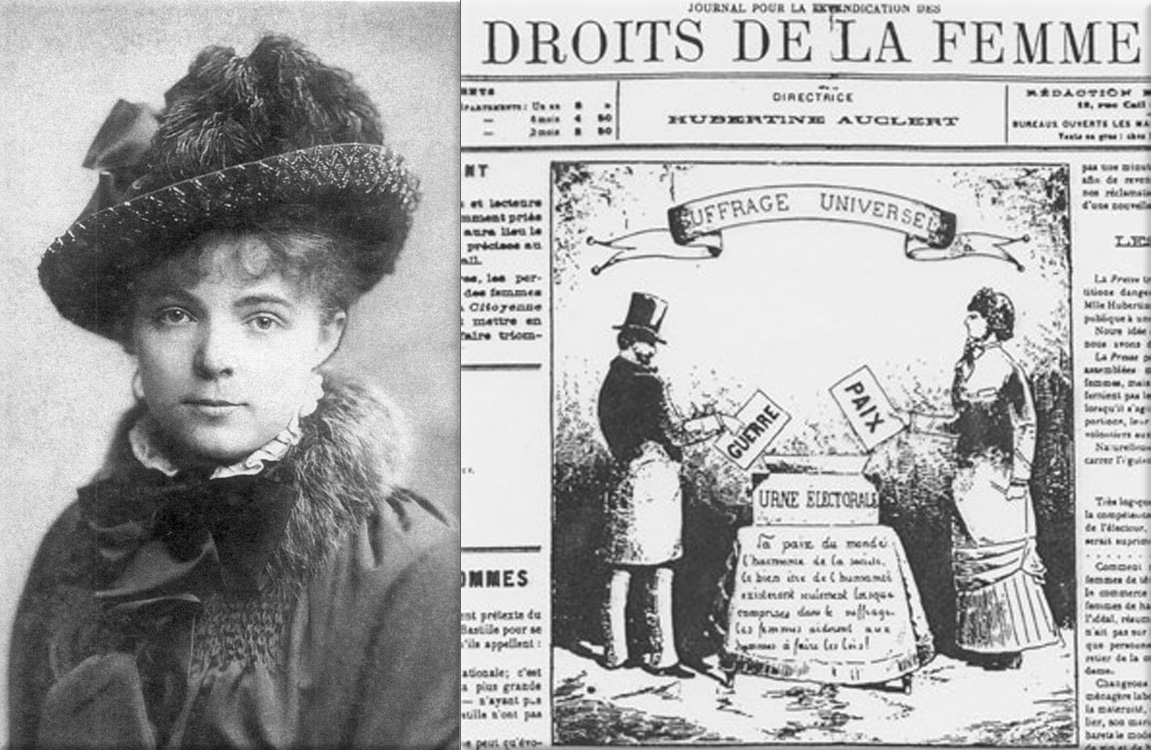 The feminist newspaper La Citoyenne is first published in Paris by the activist Hubertine Auclert