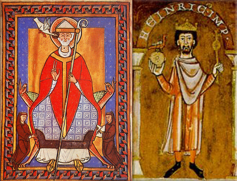 Pope Gregory VII excommunicates Henry IV, Holy Roman Emperor
