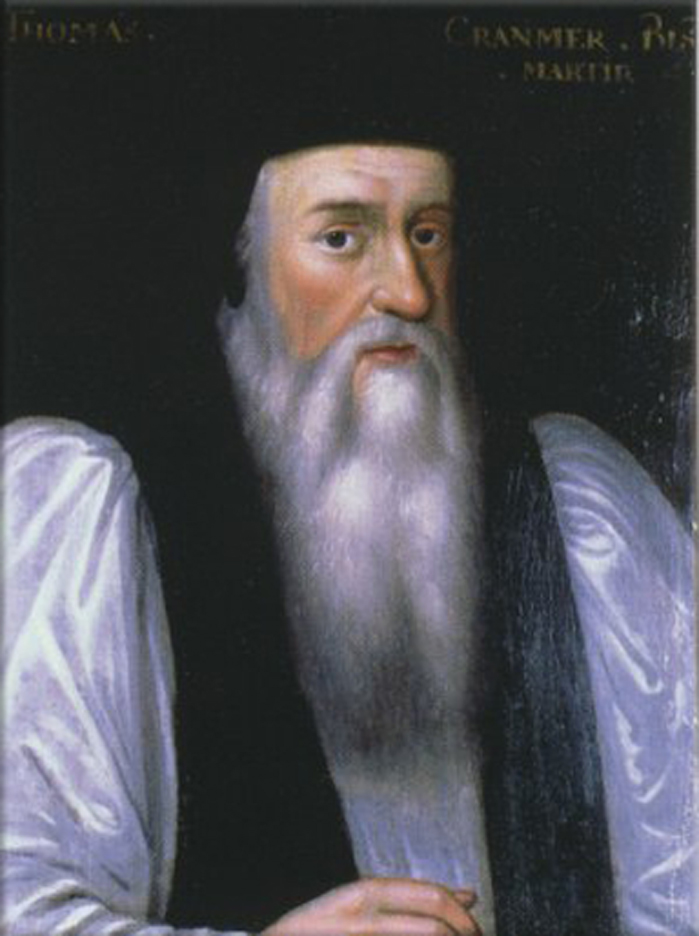 Thomas Cranmer, Archbishop of Canterbury is declared a heretic, Portrait by Gerlach Flicke, 1545