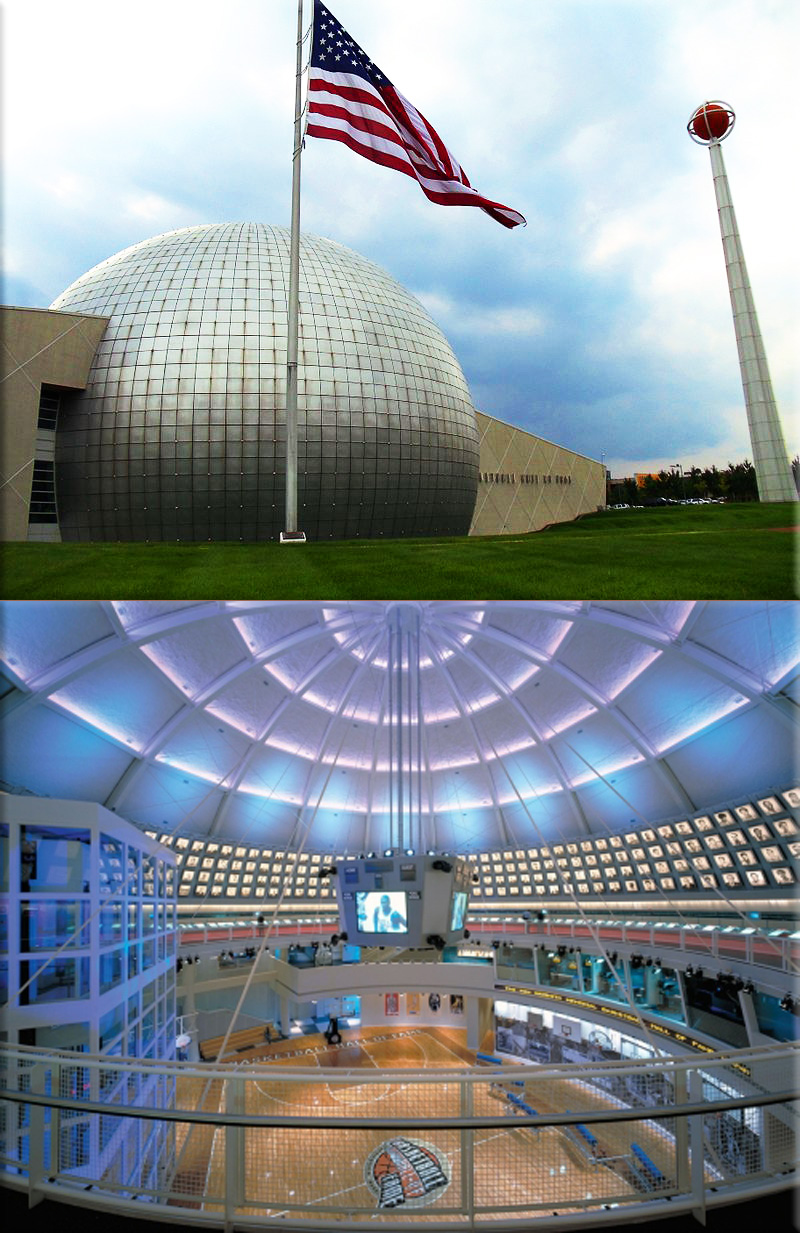Naismith Memorial Basketball Hall of Fame, located in Springfield, Massachusetts, United States, honors exceptional basketball players, coaches, referees, executives, and other major contributors to the game of basketball worldwide