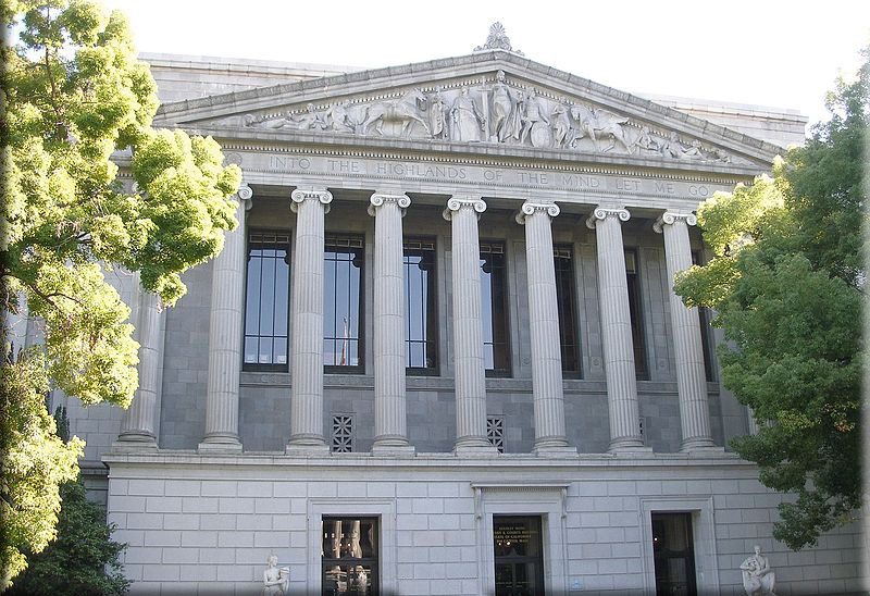 The Stanley Mosk Library and Courts Building, the Supreme Court's branch office in Sacramento, which it shares with the Court of Appeal for the Third District