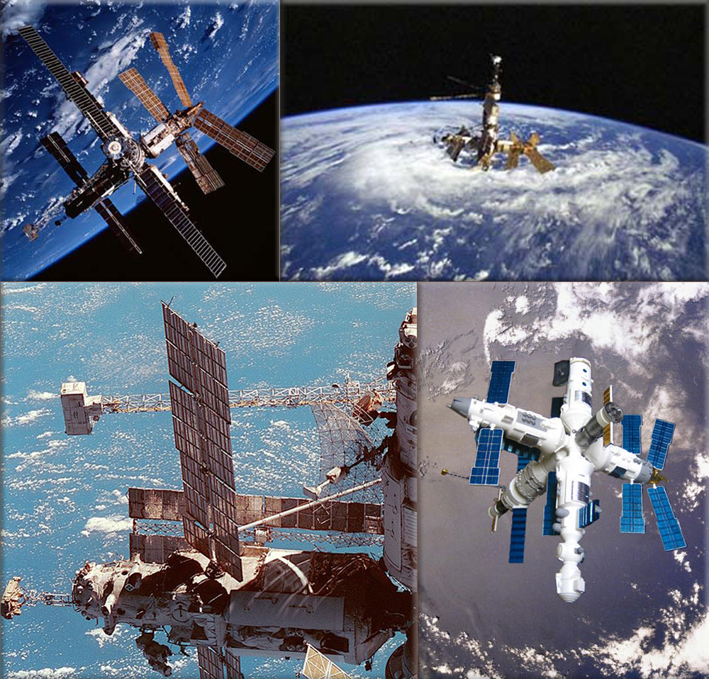 The Russian Space Station Mir endured 15 years in orbit, three times its planned lifetime, credit NASA