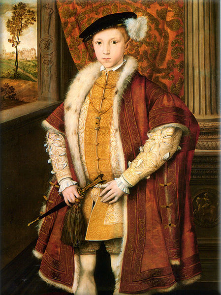 Edward VI (October 12, 1537 – July 6, 1553) was King of England and Ireland from January 28, 1547 until his death
