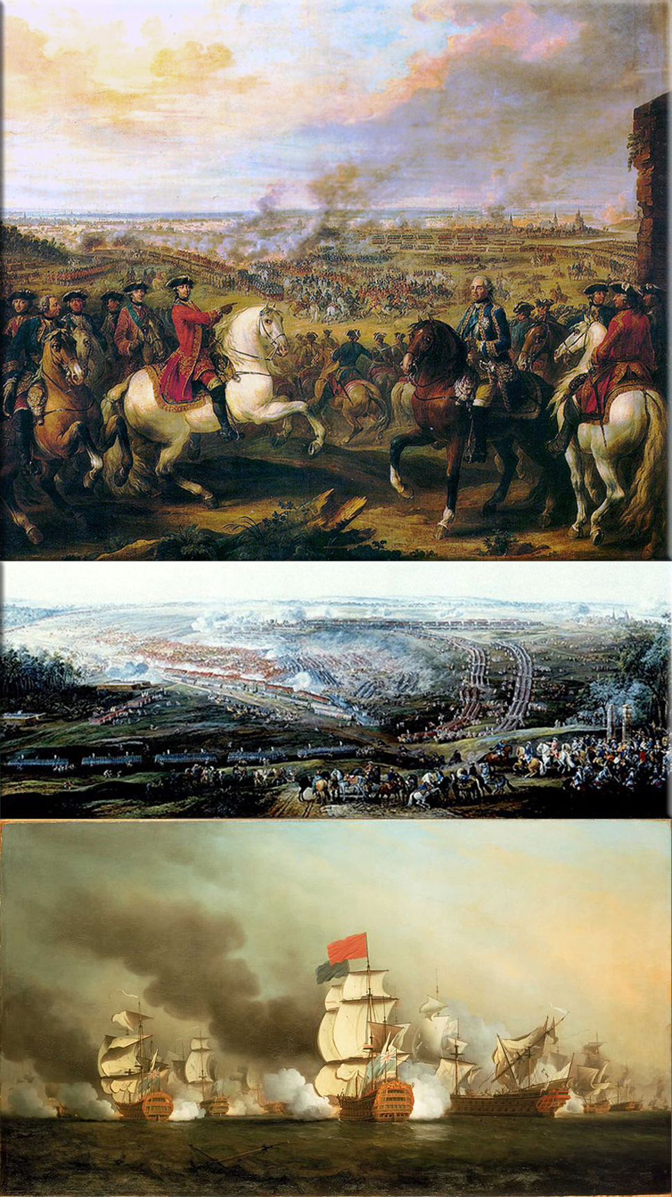 War of the Austrian Succession: (1740–48): including King George's War in North America, the War of Jenkins' Ear (which actually began formally on October 23, 1739), and two of the three Silesian wars – involved most of the powers of Europe over the question of Maria Theresa's succession to the realms of the House of Habsburg