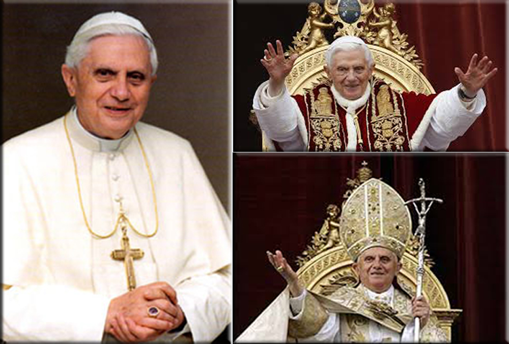 Pope Benedict XVI resigns as the pope of the Catholic Church becoming the first pope to do so since 1415.