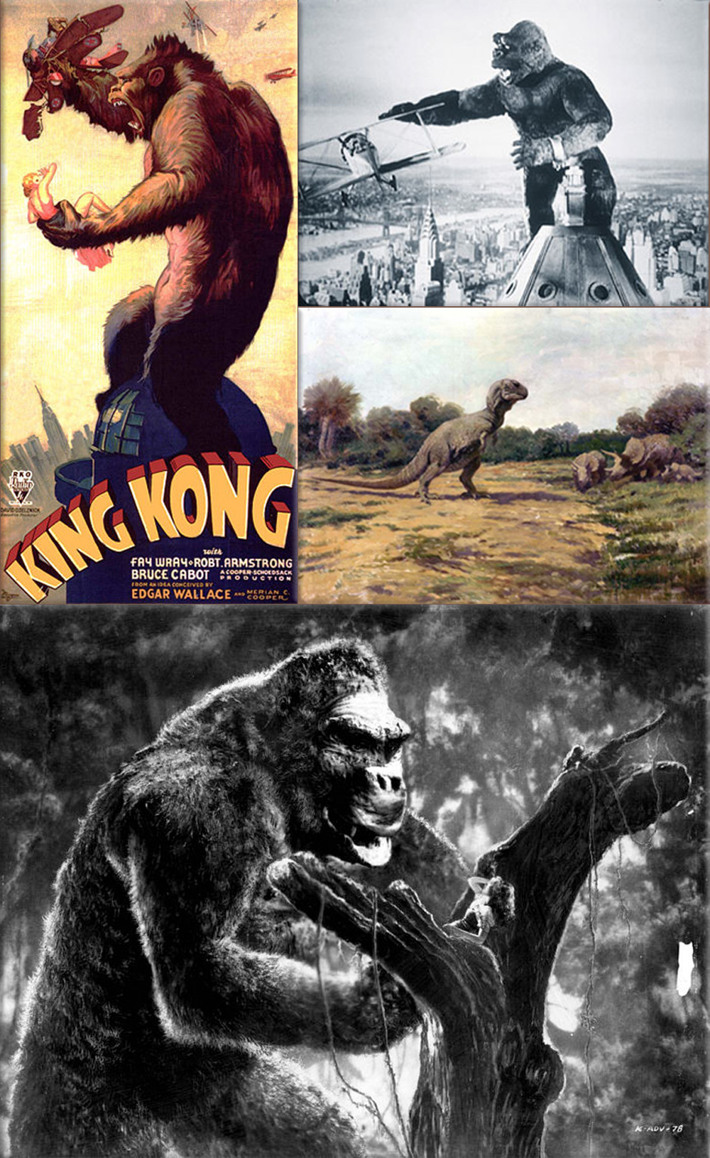King Kong is a Pre-Code 1933 Giant monster Adventure film directed and produced by Merian C. Cooper and Ernest B. Schoedsack