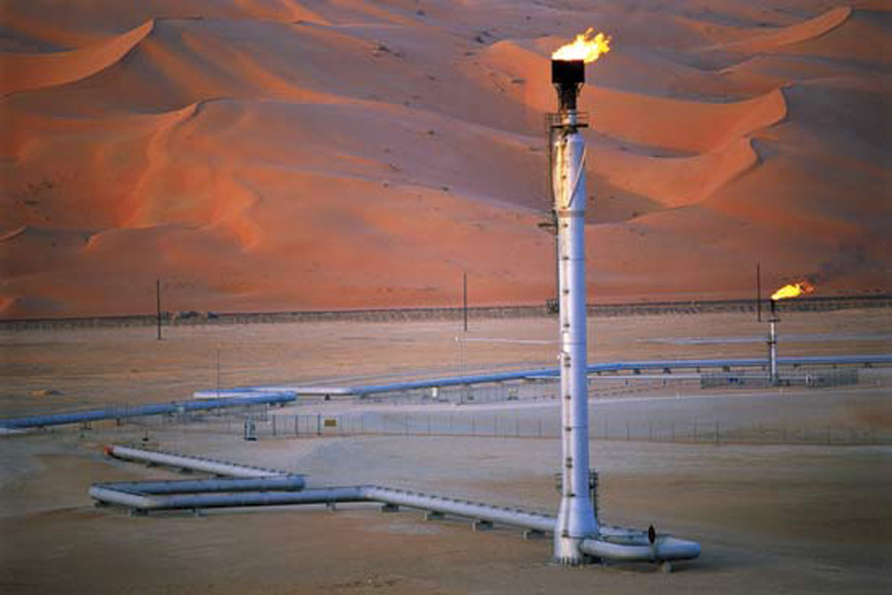 Oil is discovered in Saudi Arabia