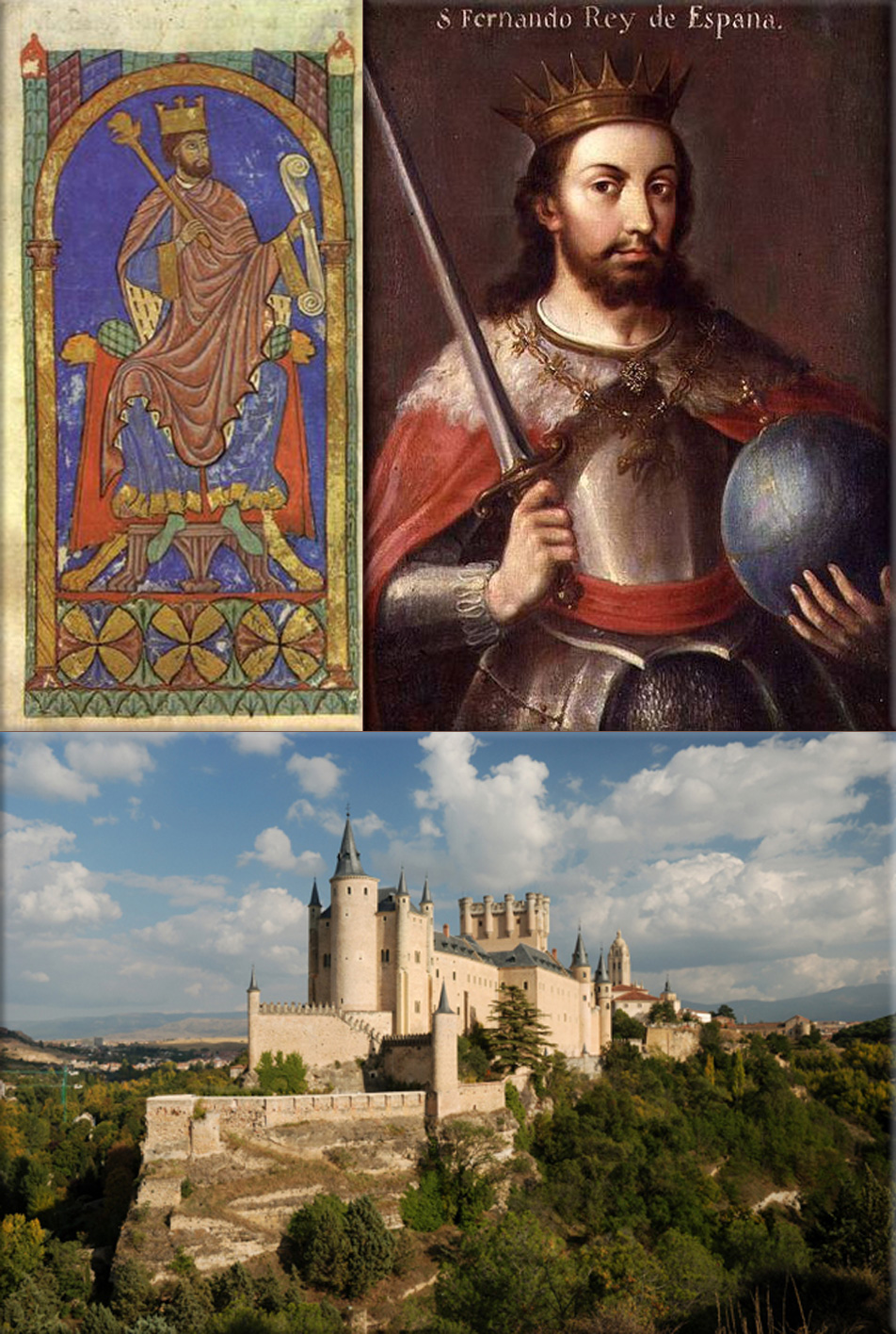 Alfonso VII of Castile and León ● Alcazar of Segovia, Castile and León, Spain