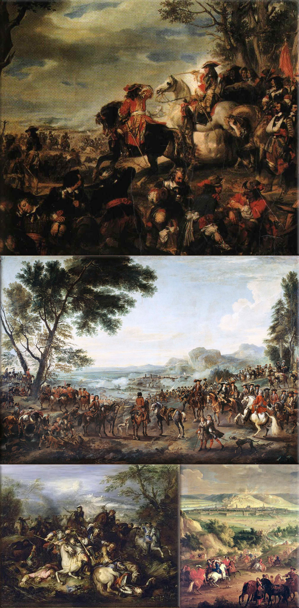Nine Years' War (War of the Grand Alliance, the War of the Palatine Succession, or the War of the League of Augsburg; 1688 – 1697) - was a major war of the late 17th century fought between King Louis XIV of France, and a European-wide coalition, the Grand Alliance, led by the Anglo-Dutch Stadtholder-King William III, Holy Roman Emperor Leopold I, King Charles II of Spain, Victor Amadeus II of Savoy, and the major and minor princes of the Holy Roman Empire