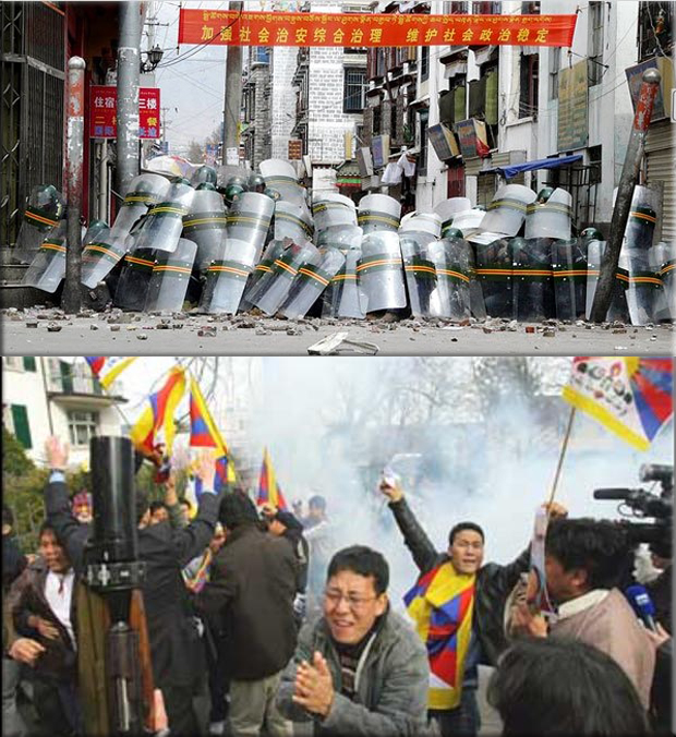 Tibetan unrest: A series of riots, protests, and demonstrations erupt in Lhasa and elsewhere in Tibet.