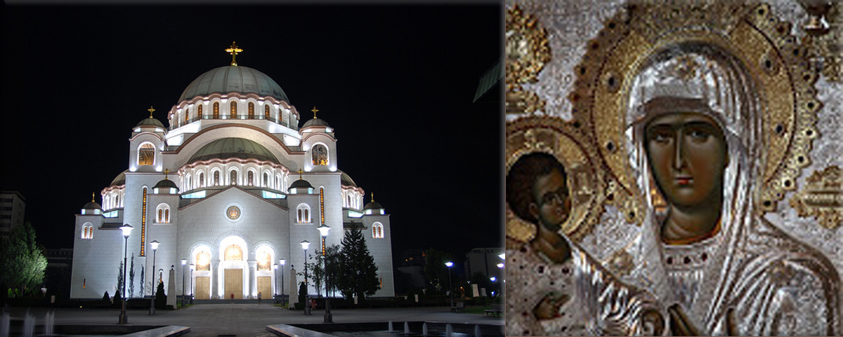 The Cathedral of Saint Sava is an Orthodox church in Belgrade, the capital of Serbia, the largest in the world ● Saint Nicholas Serbian Orthodox Church