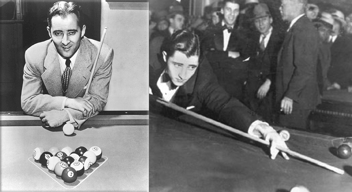 Willie Mosconi sets a world record by running 526 consecutive balls without a miss during a straight pool exhibition at East High Billiard Club in Springfield, Ohio on March 19th, 1954. (The record still stands today)