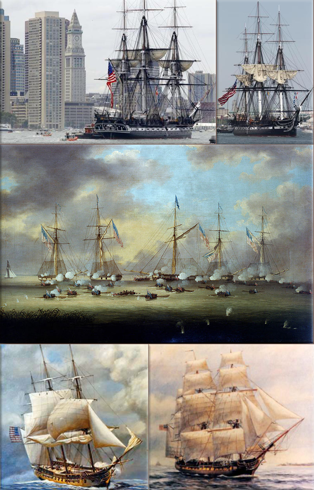 The United States Government establishes a permanent navy and authorizes the building of six frigates on March 27th, 1794