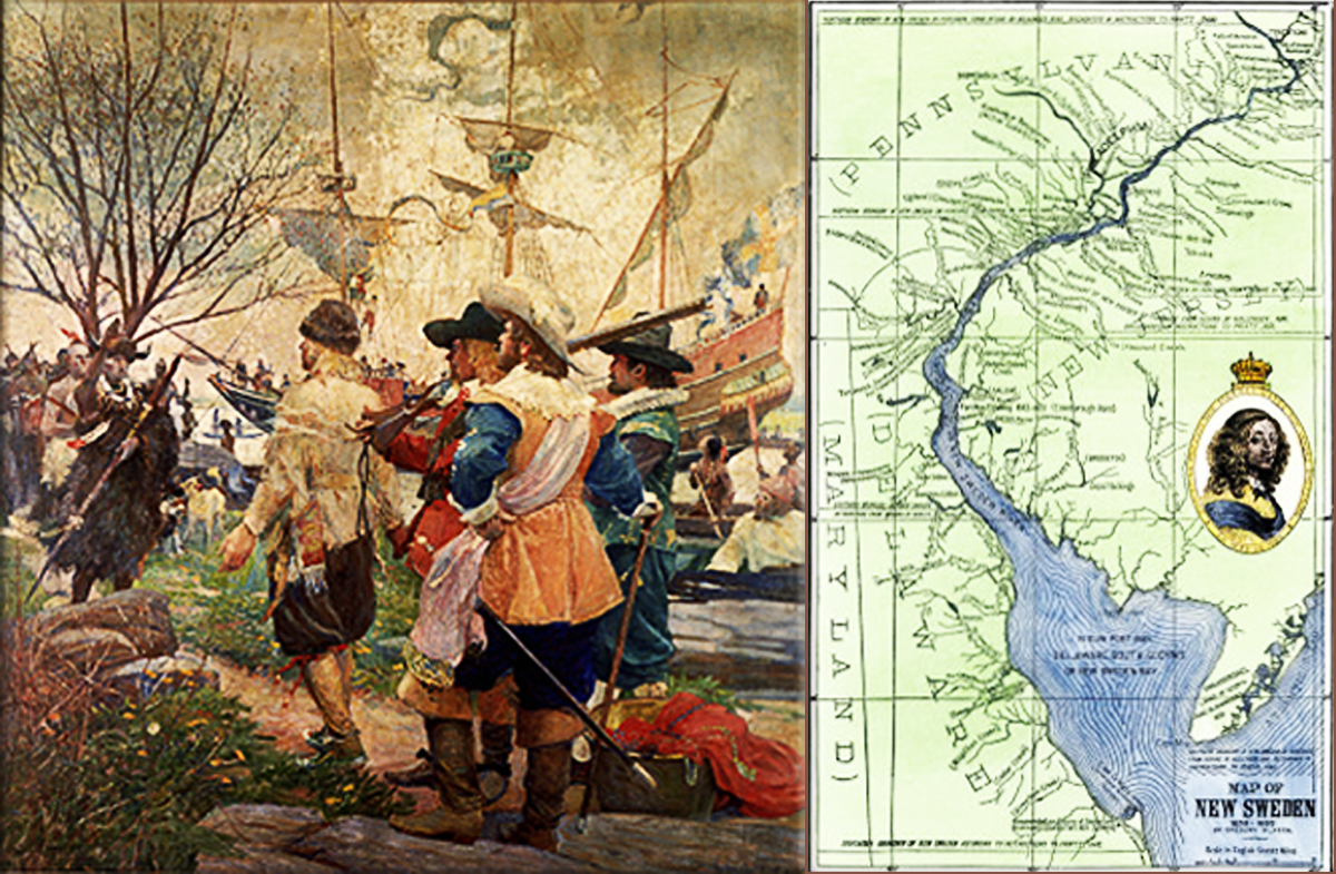 Swedish colonists establish the first European settlement in Delaware, naming it New Sweden on March 29th, 1638