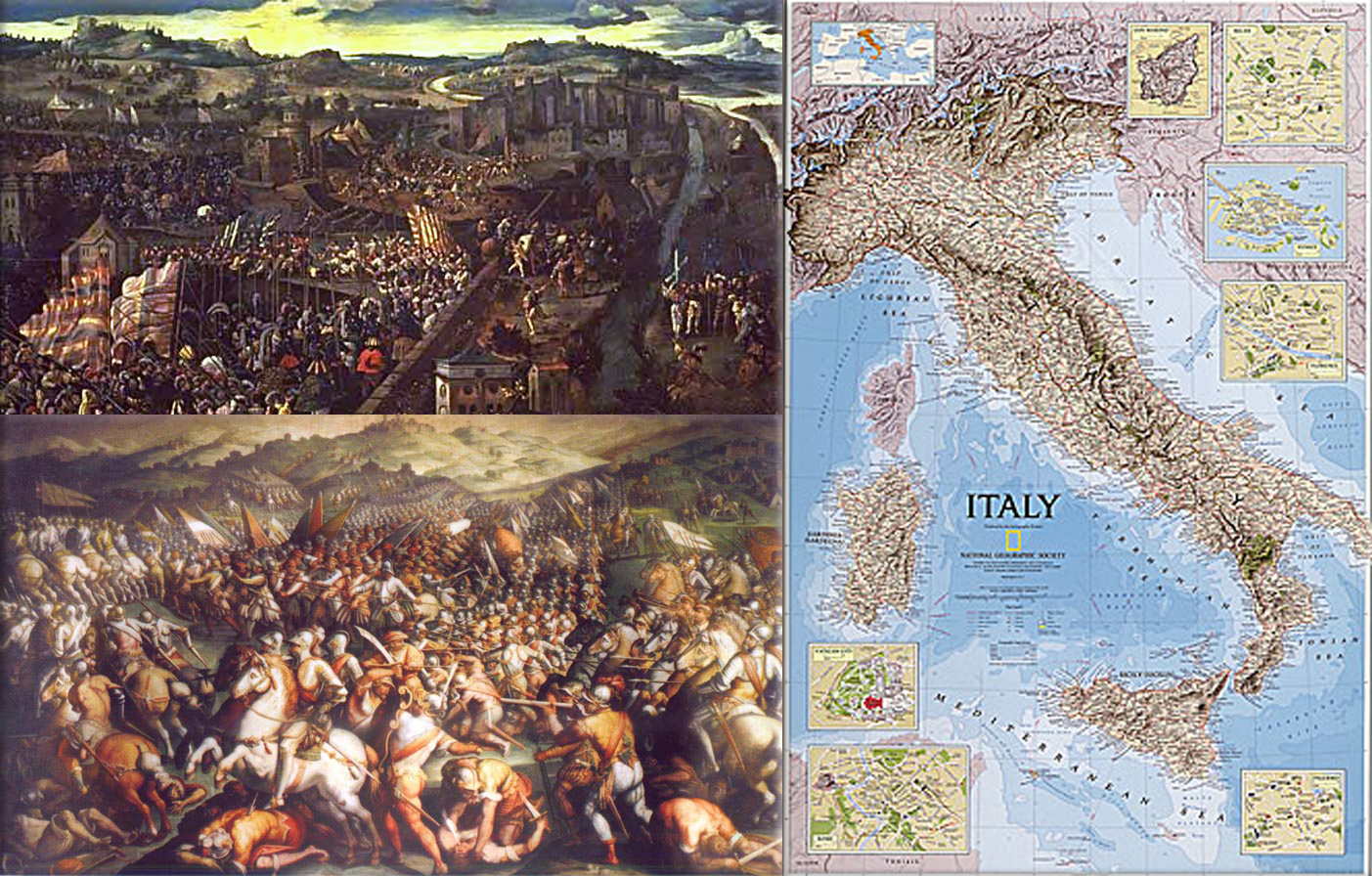 Italian Wars: (Great Italian Wars or The Renaissance Wars), were a series of conflicts from 1494 to 1559 that involved, at various times, most of the city-states of Italy, the Papal States, most of the major states of Western Europe (France, Spain, the Holy Roman Empire, England, and Scotland) as well as the Ottoman Empire.