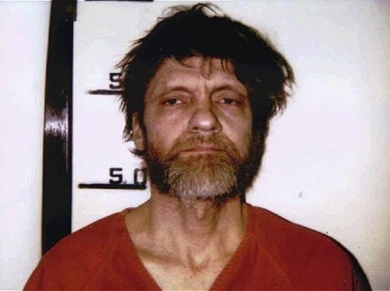 Ted Kaczynski (also known as the 'Unabomber'), is an American murderer, mathematician, social critic and anarchist. Between 1978 and 1995, Kaczynski engaged in a nation-wide bombing campaign against modern technology, planting or mailing numerous home-made bombs, killing three people and injuring 23 others.