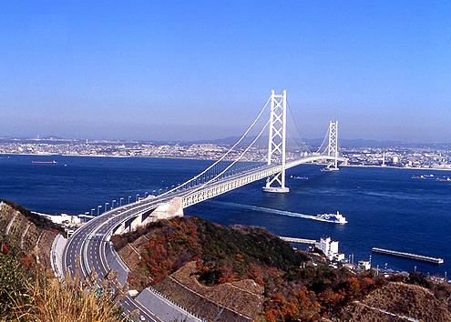 In Japan, the Akashi-Kaikyo Bridge linking Awaji Island with Honshū and costing about $3.8 billion USD, opens to traffic, becoming the largest suspension bridge in the world