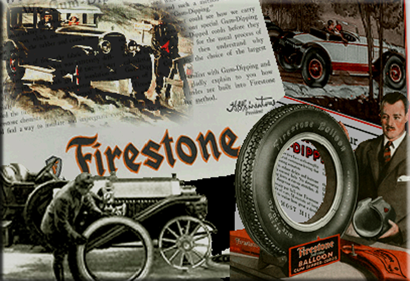 Firestone Tire and Rubber Company begins production of balloon-tires