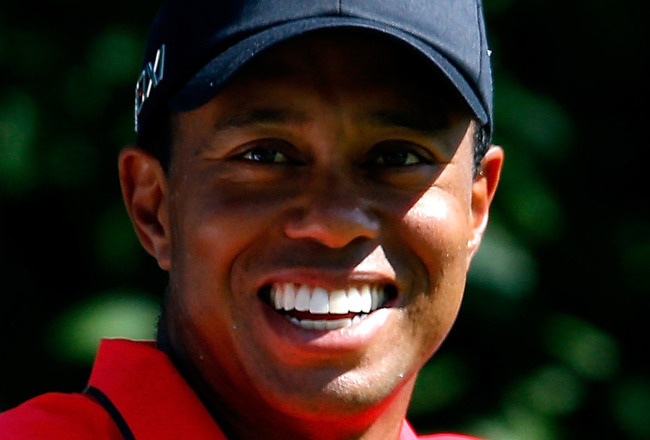 Tiger Woods becomes the youngest golfer to win the Masters Tournament