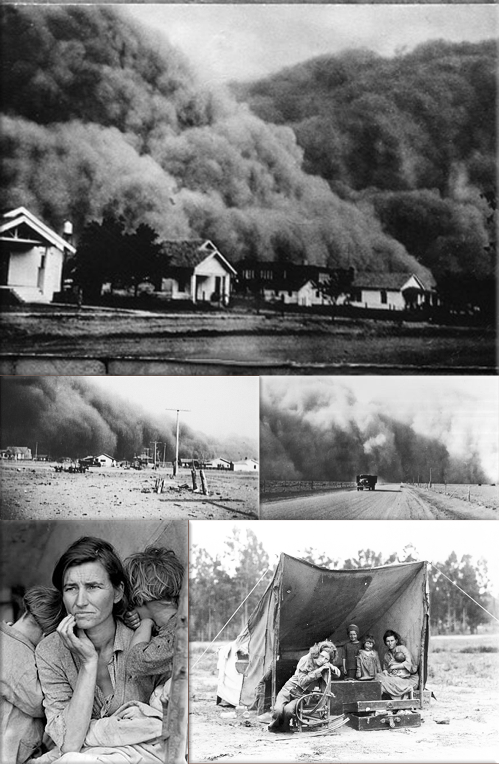 The dust bowl heat wave reaches its peak, sending temperatures to 109°F (44°C) in Chicago and 104°F (40°C) in Milwaukee, Wisconsin on July 24th, 1935