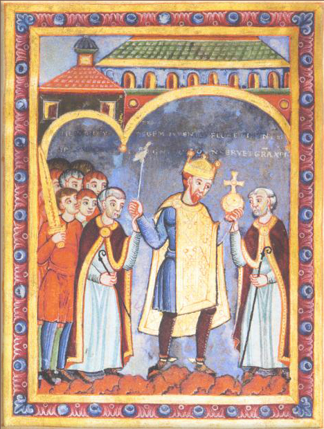 Henry III, son of Conrad, is elected king of the Germans on April 14th, 1028