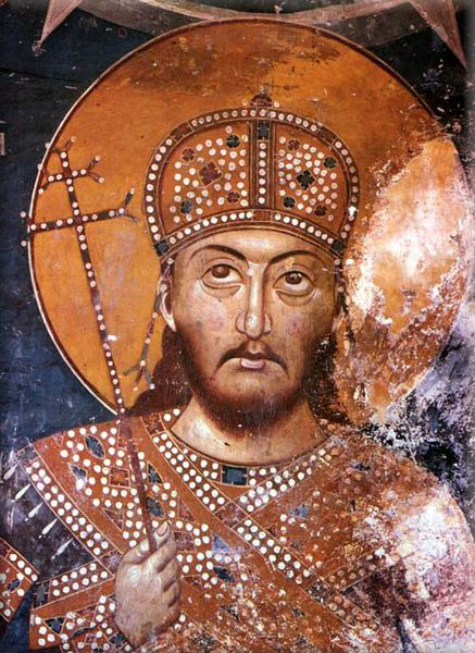 Dušan the Mighty is proclaimed Emperor, with the Serbian Empire occupying much of the Balkans