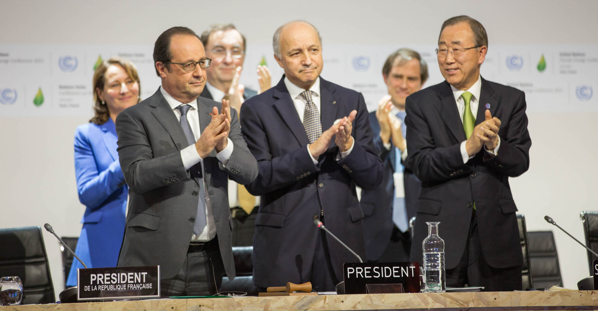 The Paris Agreement is signed, an agreement to help fight global warming.