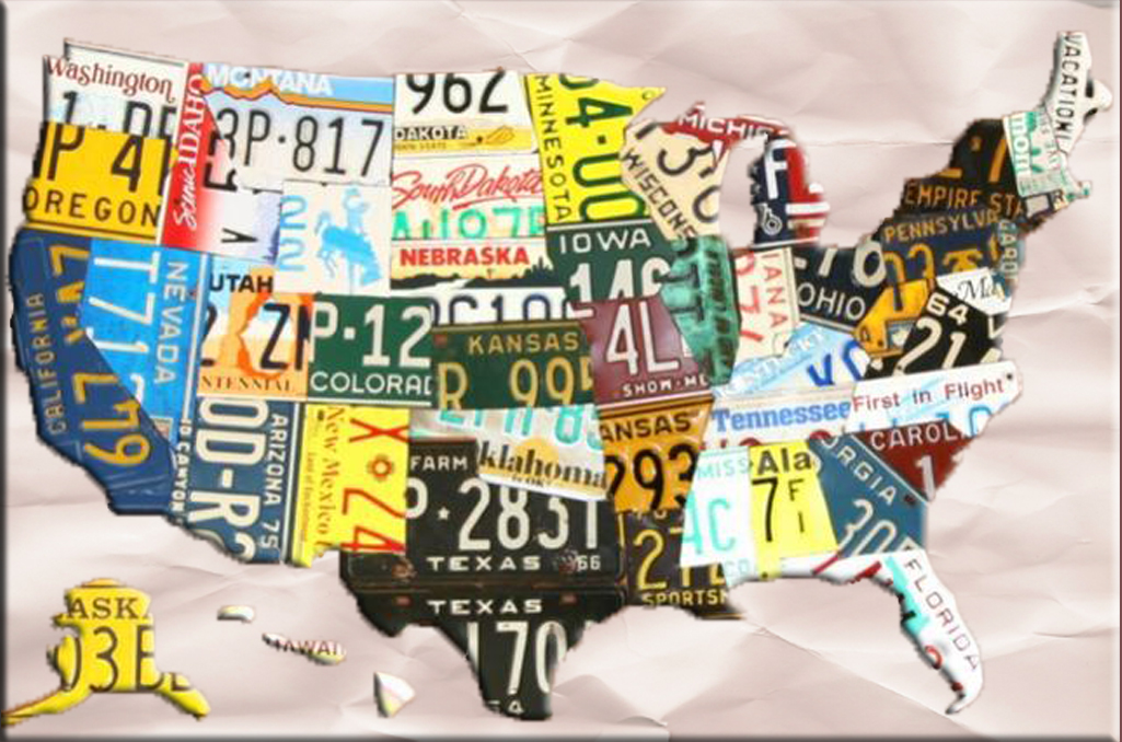 Licence Plate Map