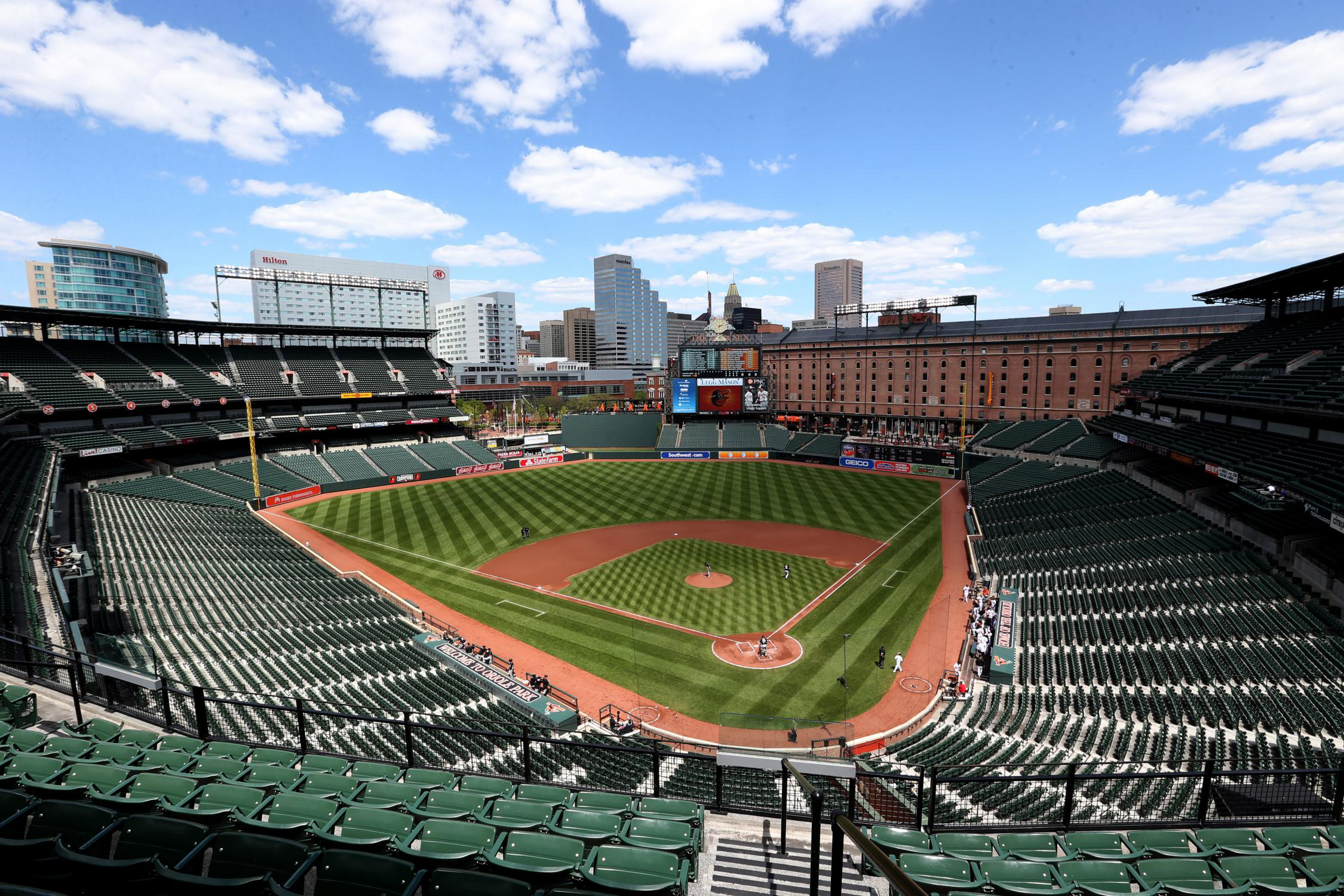 2015 Baltimore protests: A baseball game between the Baltimore Orioles and the Chicago White Sox sets the all-time low attendance mark for Major League Baseball.