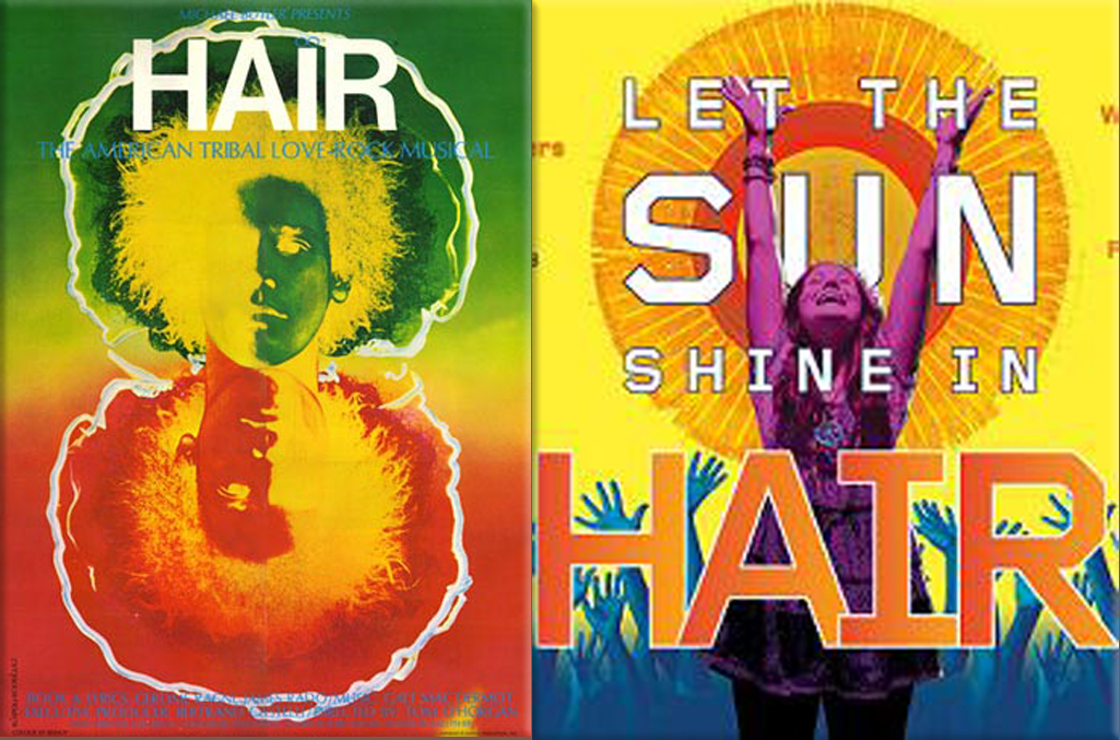 Hair (musical) opens on Broadway