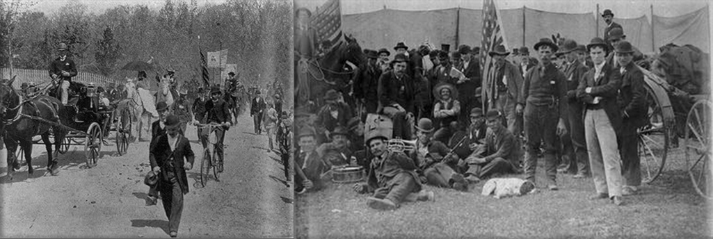 Panic of 1893: Coxey's Army reaches Washington, D.C. to protest the unemployment