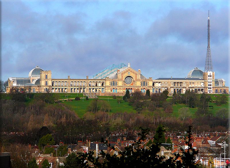 Alexandra Palace, as viewed from the south on January 21st, 2007.