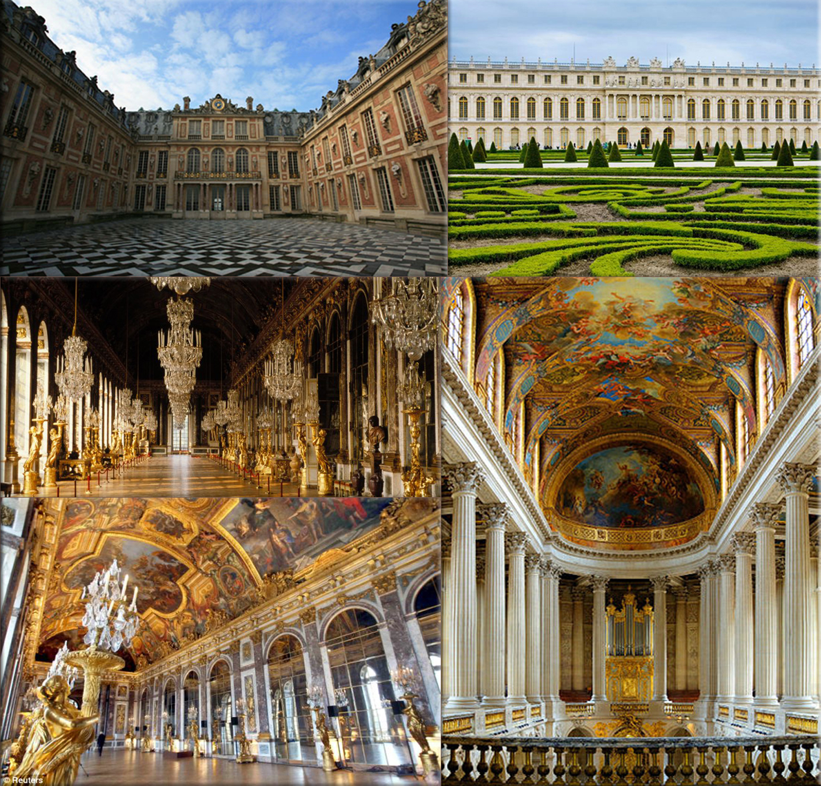 Palace of Versailles: When the château was built, Versailles was a country village; today, however, it is a suburb of Paris, some 20 kilometres southwest of the French capital.
