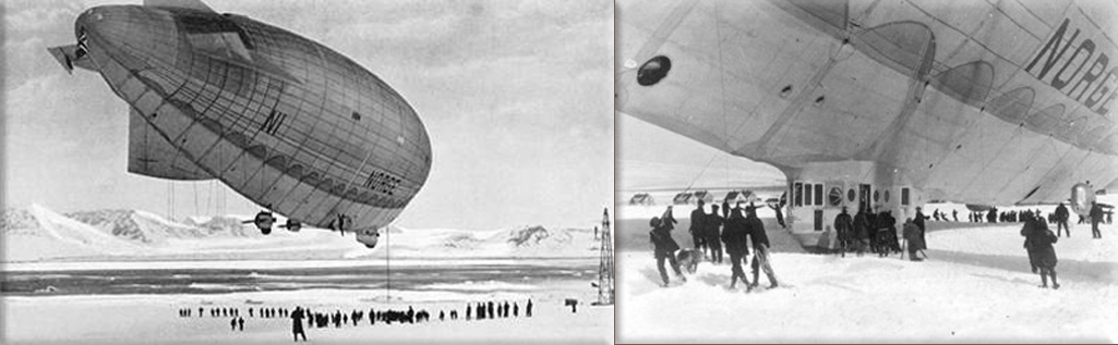 The Italian-built airship Norge becomes the first vessel to fly over the North Pole on May 12th, 1926.
