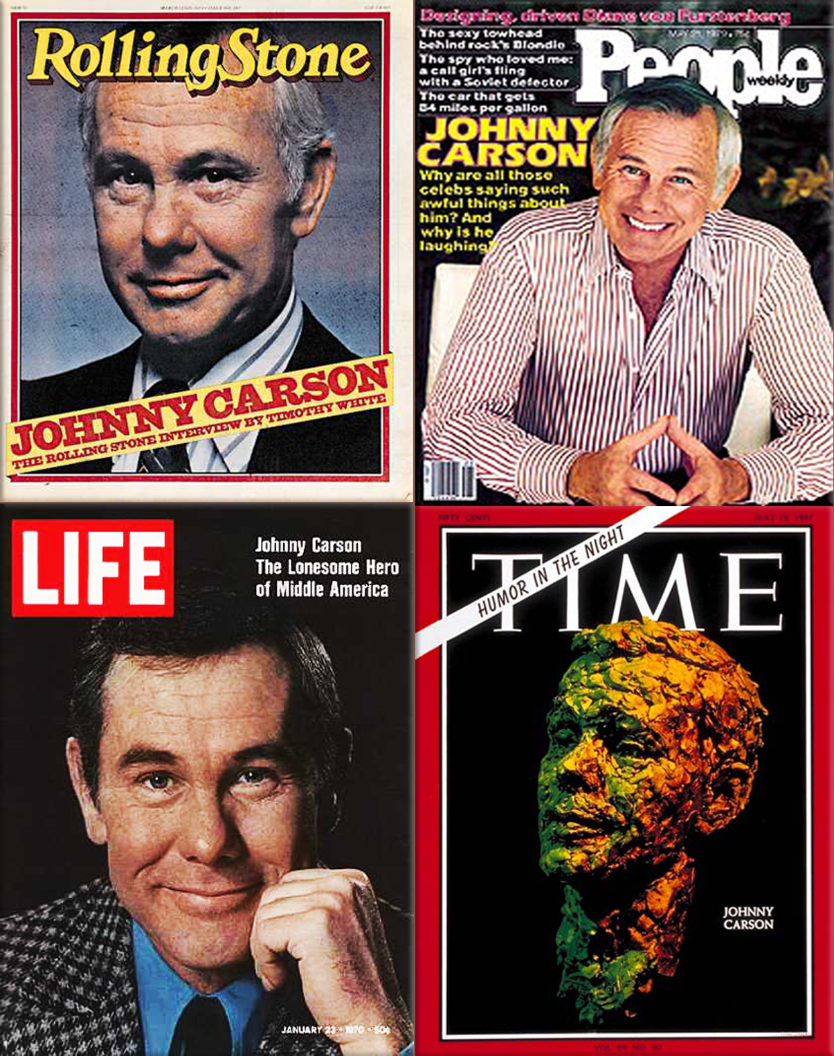 John William 'Johnny' Carson (October 23, 1925 – January 23, 2005) an American television host and comedian, known for thirty years as host of The Tonight Show Starring Johnny Carson (1962–1992).