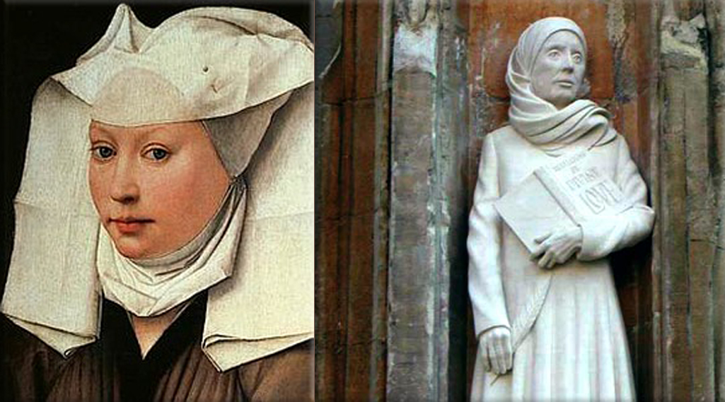 Julian of Norwich has visions which are later transcribed in her Revelations of Divine Love