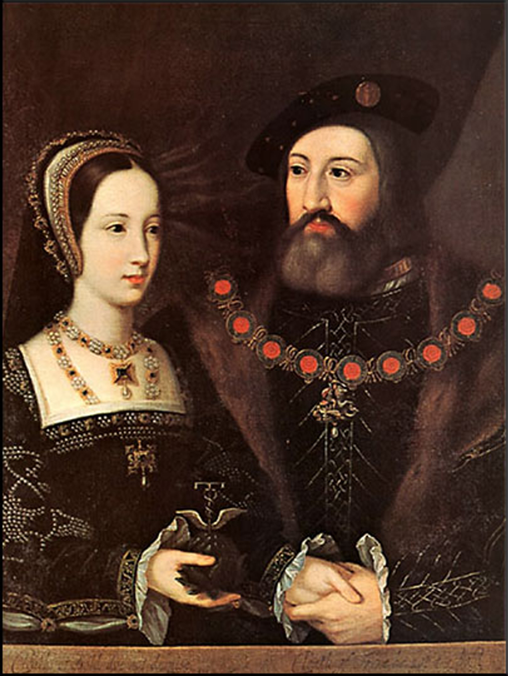 Mary Tudor, Queen of France and Charles Brandon, 1st Duke of Suffolk are officially married at Greenwich on May 13th, 1515