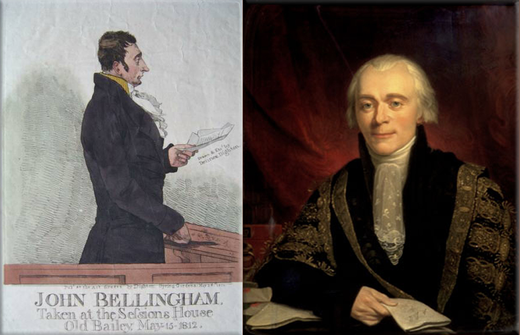John Bellingham is found guilty and sentenced to death by hanging for the assassination of British Prime Minister Spencer Perceval