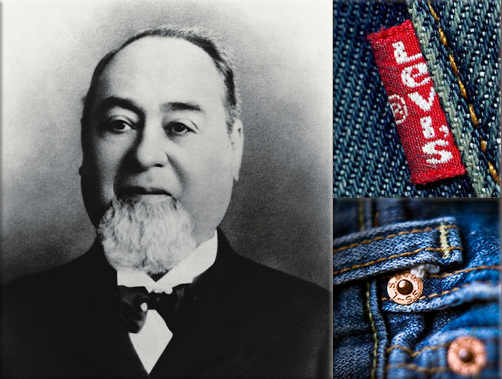 Levi Strauss and Jacob Davis receive a U.S. patent for blue jeans with copper rivets on May 20th, 1873.