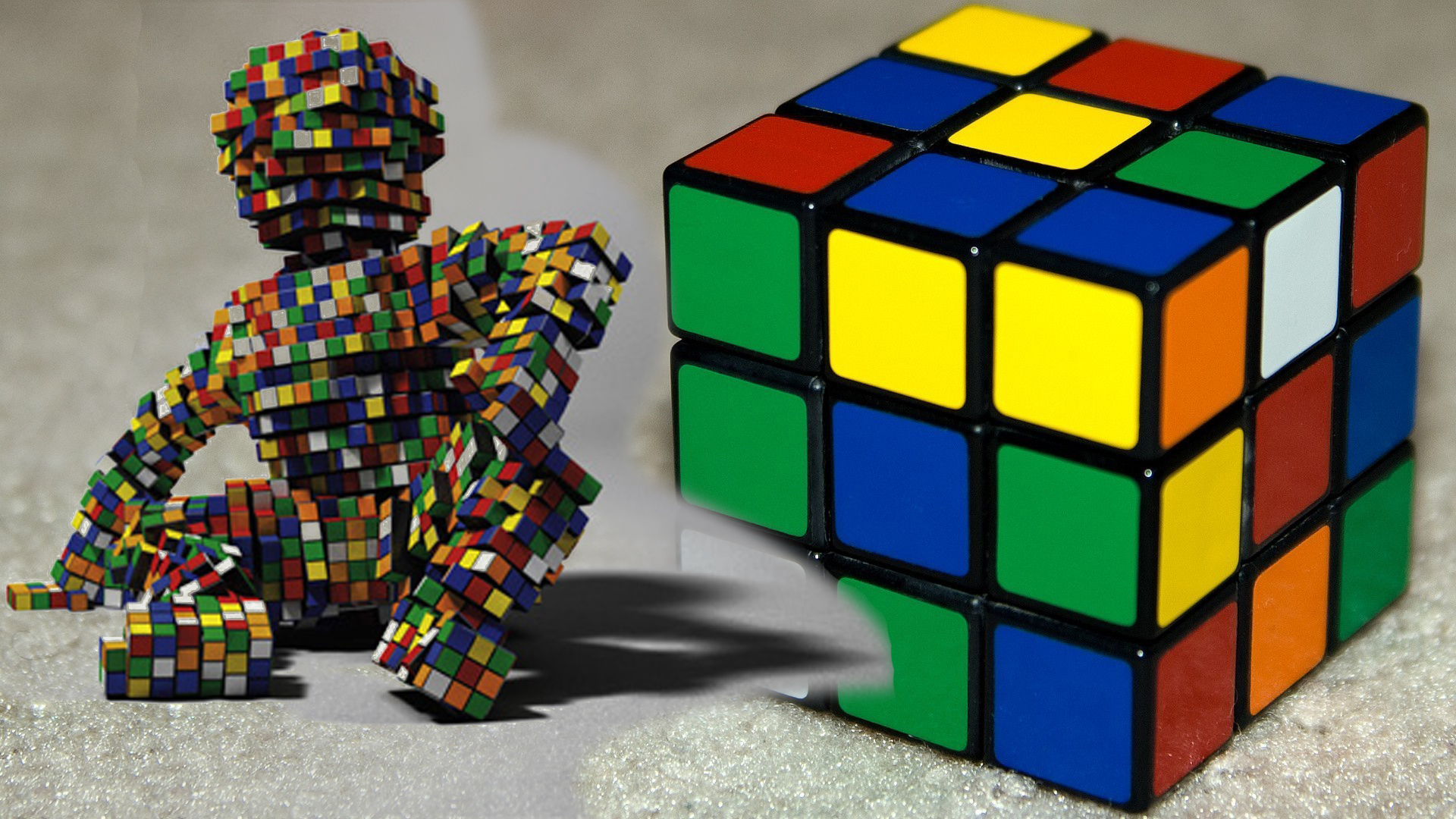 Rubik's Cube is a 3-D combination puzzle invented in 1974 by Hungarian sculptor and professor of architecture Ernő Rubik. Originally called the Magic Cube, the puzzle was licensed by Rubik to be sold by Ideal Toy Corp. in 1980