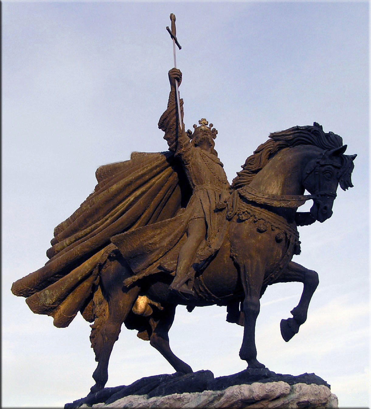Statue of Alfonso VI of Castile in Toledo, Castile-La Mancha, Spain