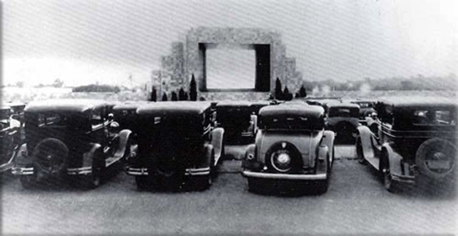 The first drive-in theater opens, in Camden, New Jersey, United States on June 6th, 1933.
