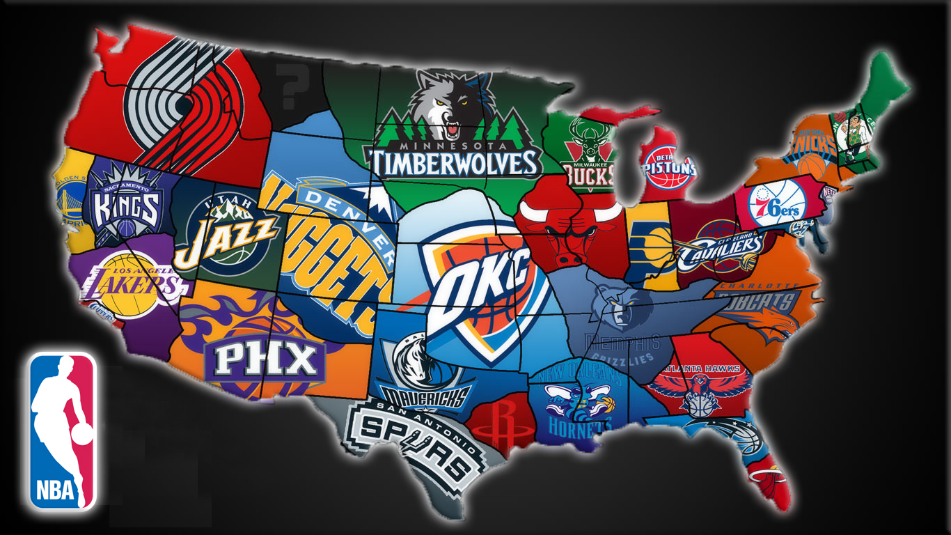 NBA Fan Map