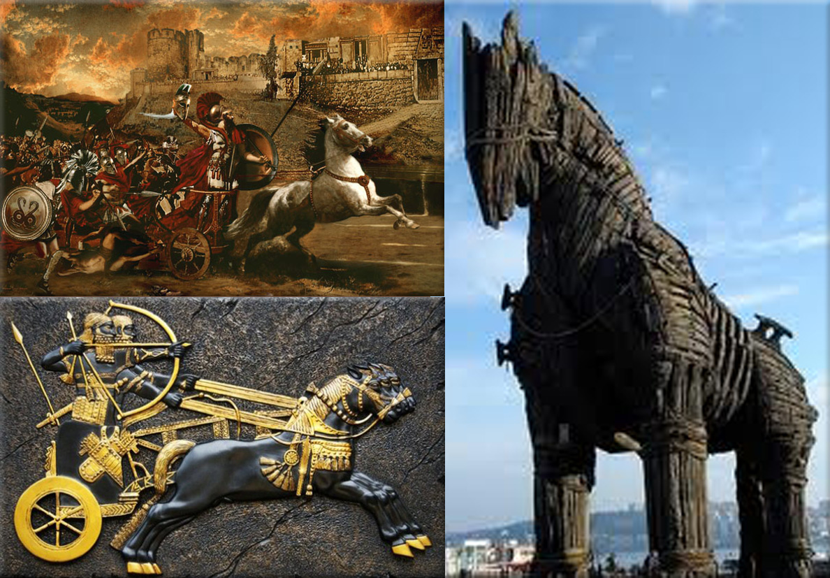 Trojan War: Troy is sacked and burned, according to calculations by Eratosthenes